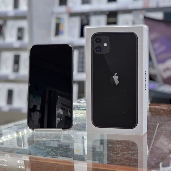 Używany iPhone 11 128GB Czarny, bateria 100%, IDEAŁ !!