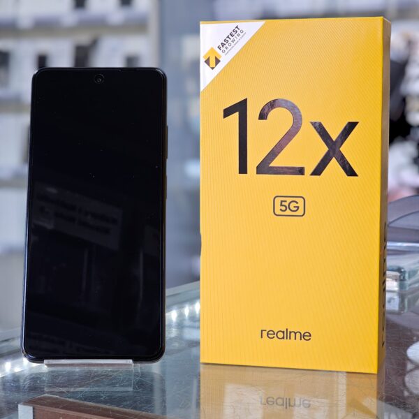 Nowy Realme 12x 5G 8/256GB Glowing Black  ZAPLOMBOWANY