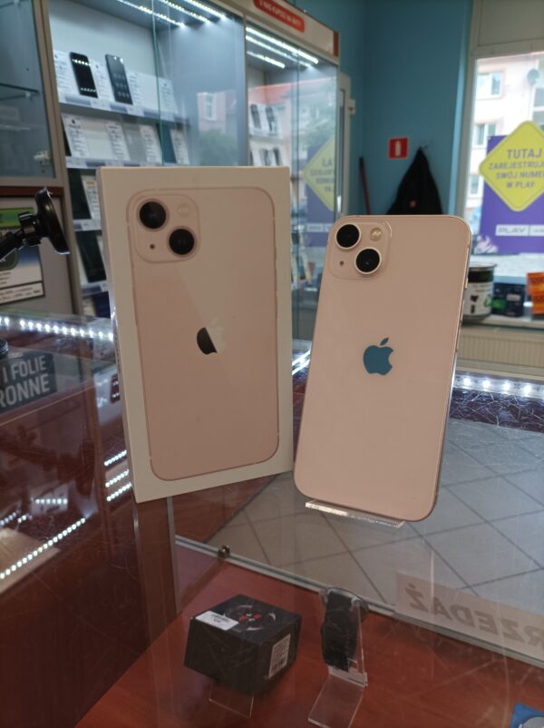 Używany iPhone 13 4/128GB Pink  Bateria 100% Stan idealny! - Image 2