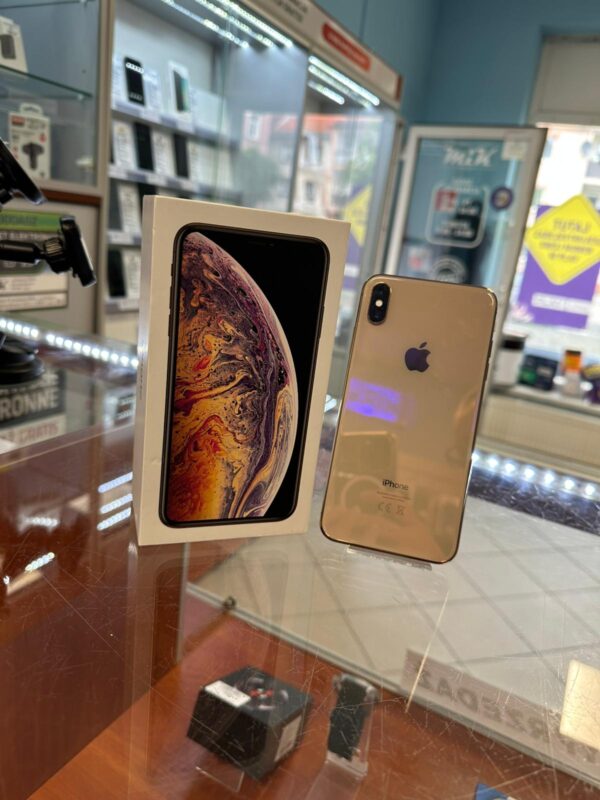 Używany iPhone Xs Max 4/256GB Gold Bateria 100% - Image 2