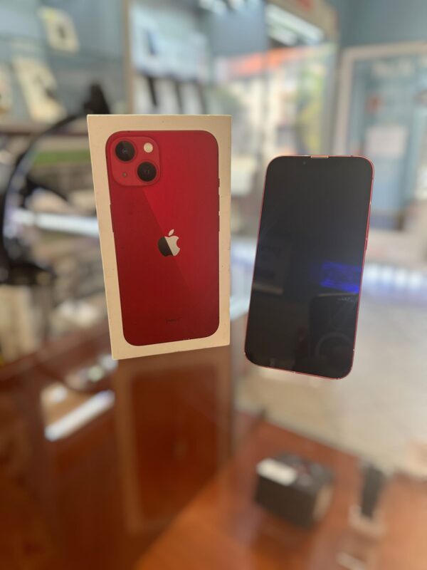Używany iPhone 13 4/256 Red Kondycja baterii 100% !